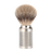 Partasuti Rocca Silvertip Badger Matte Silver