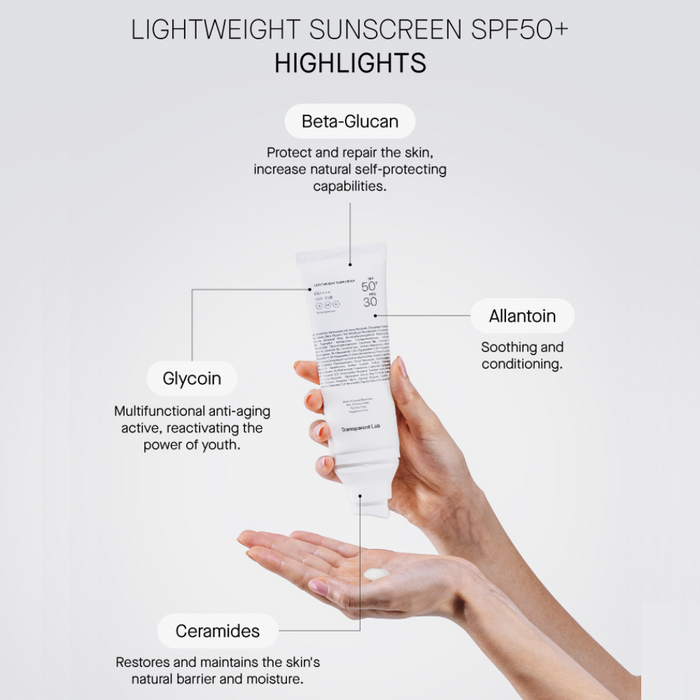 Lightweight sunscreen spf50+ 100ml