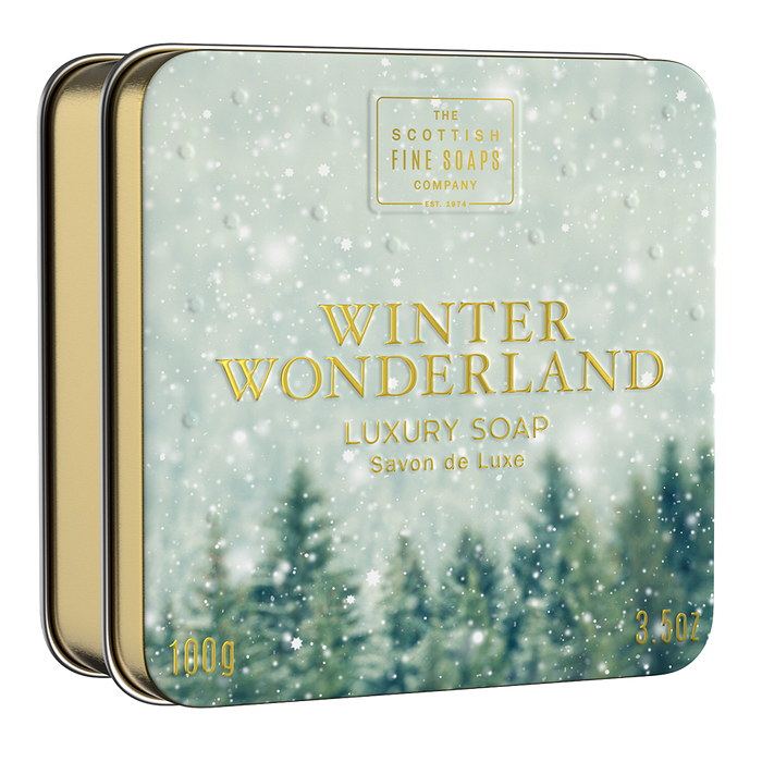 Palasaippua Winter Wonderland Soap in a Tin 100g