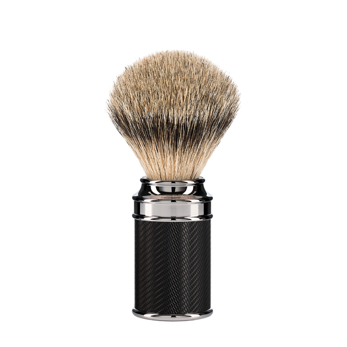 Partasuti Traditional Silvertip badger Black