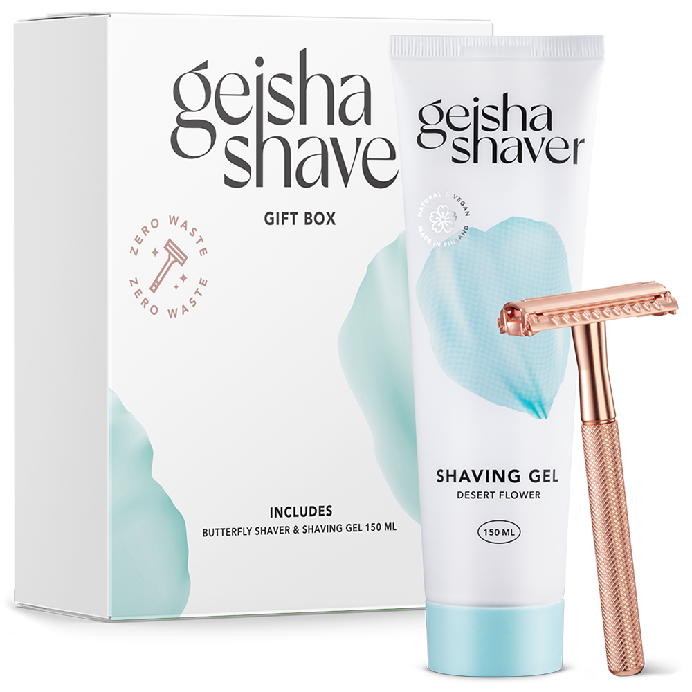 Geisha Shaver Gift Box -joululahjapakkaus